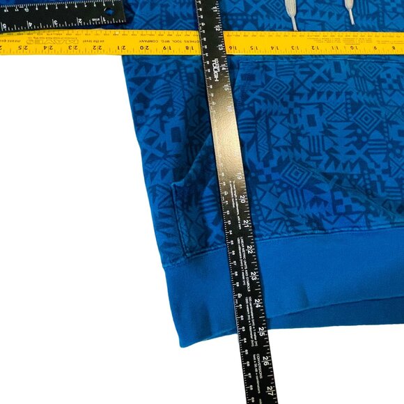 Xersion Blue Patterned Hoodie Sweatshirt S Men’s Small - Picture 3 of 8